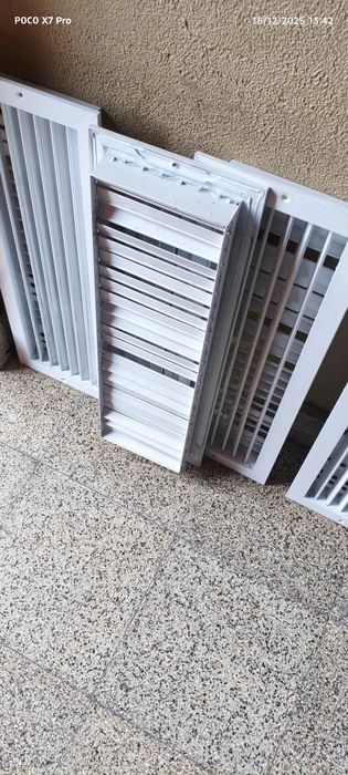 Grelhas de ventilação em alumínio