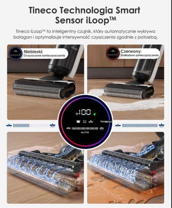 Nowy Tineco One S6 odkurzacz mop lepszy od hizero 2w1