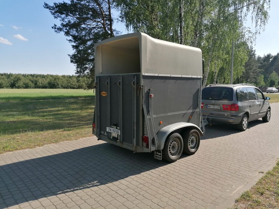 Przyczepa konna dla koni Bockmann na 2 konie 2007 rok Koniowóz