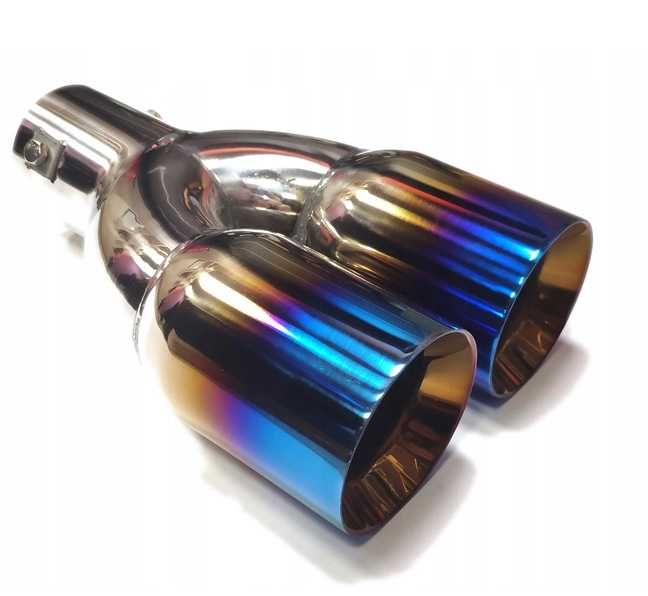 KOŃCÓWKA Wydechu Sportowa PODWÓJNA 2x76 Neo OPALANA Sklep Warszawa