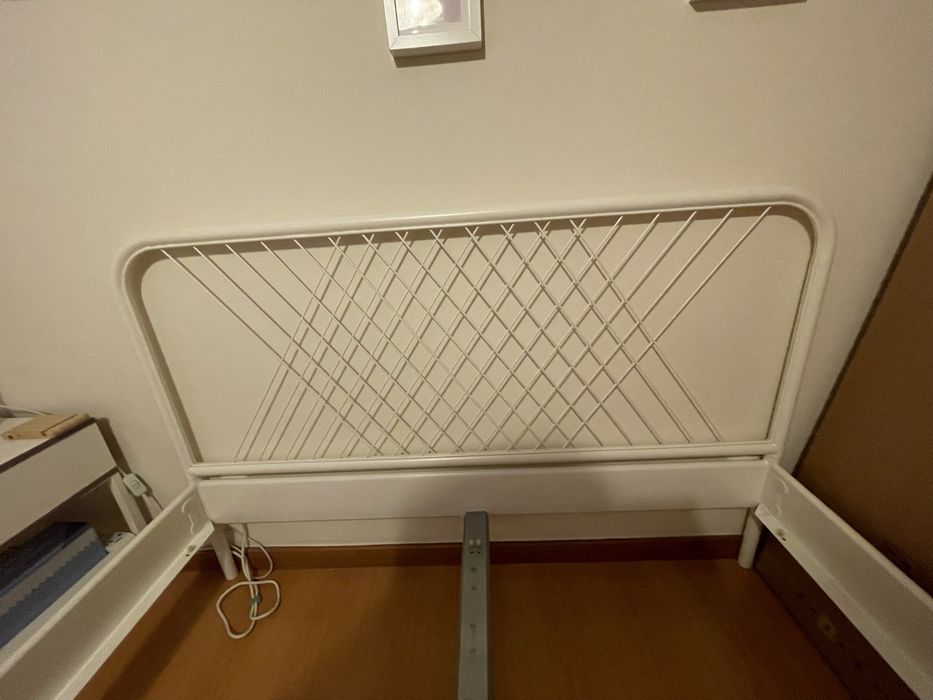 Estrutura cama, branco IKEA