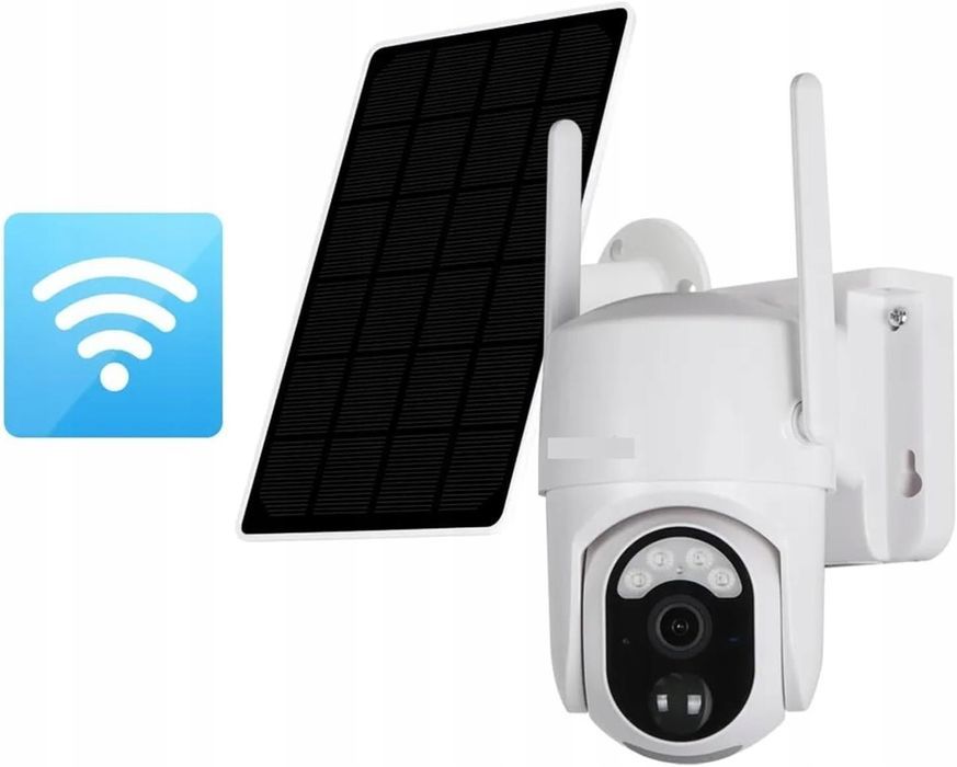 Zewnętrzna Kamera Bezprzewodowa Wifi 4Mp Pir Wykrywająca Człowieka