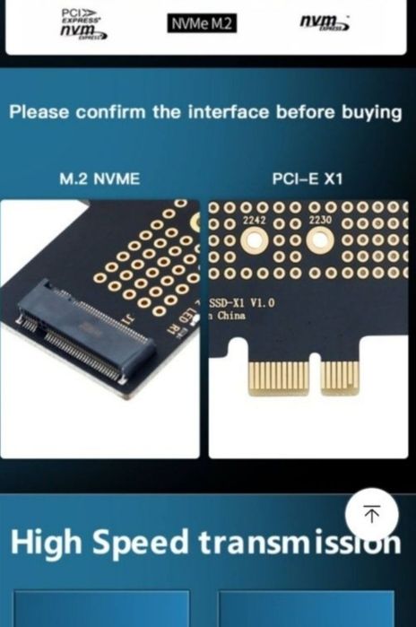 Karta PCI-E na dyski M.2