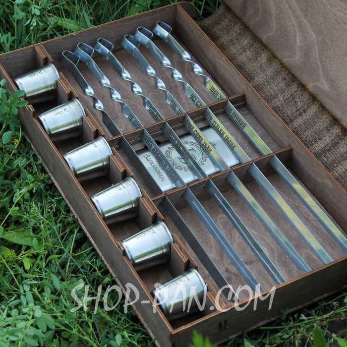 Подарочный набор шампуров / Шампури з гравіюванням на подарунок