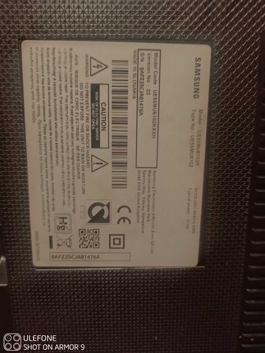 tv samsung UE55MU6102K