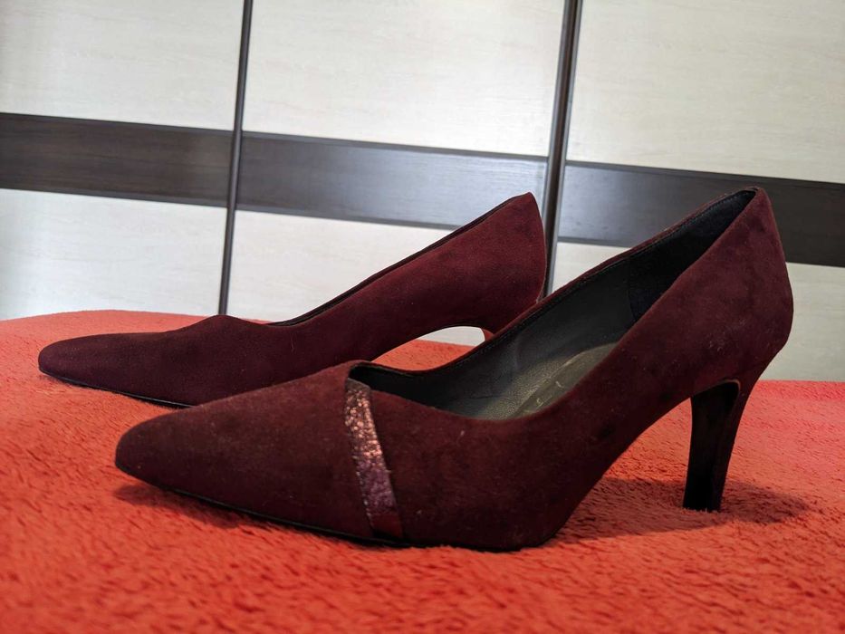 Брендовые жен. туфли PETER KAISER /р.41/ нат.замша/ ориг., Германия/