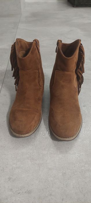 Botki zamszowe roz.35