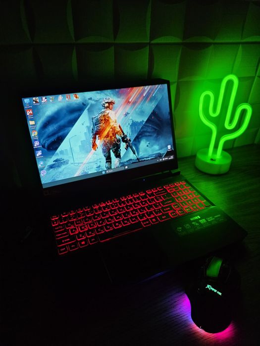 ТОП Геймерский ноутбук Acer Nitro 5 — i5‑gen11,16GB,SSD512GB,RTX3050Ti