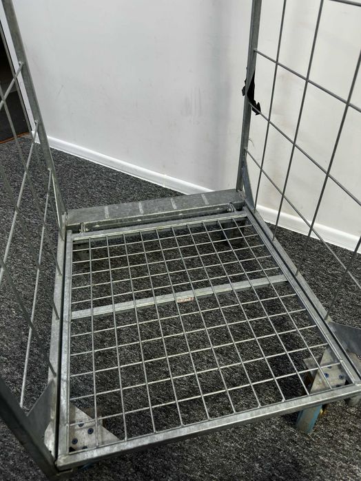 Wózek siatkowy dwuścienny rollkontener