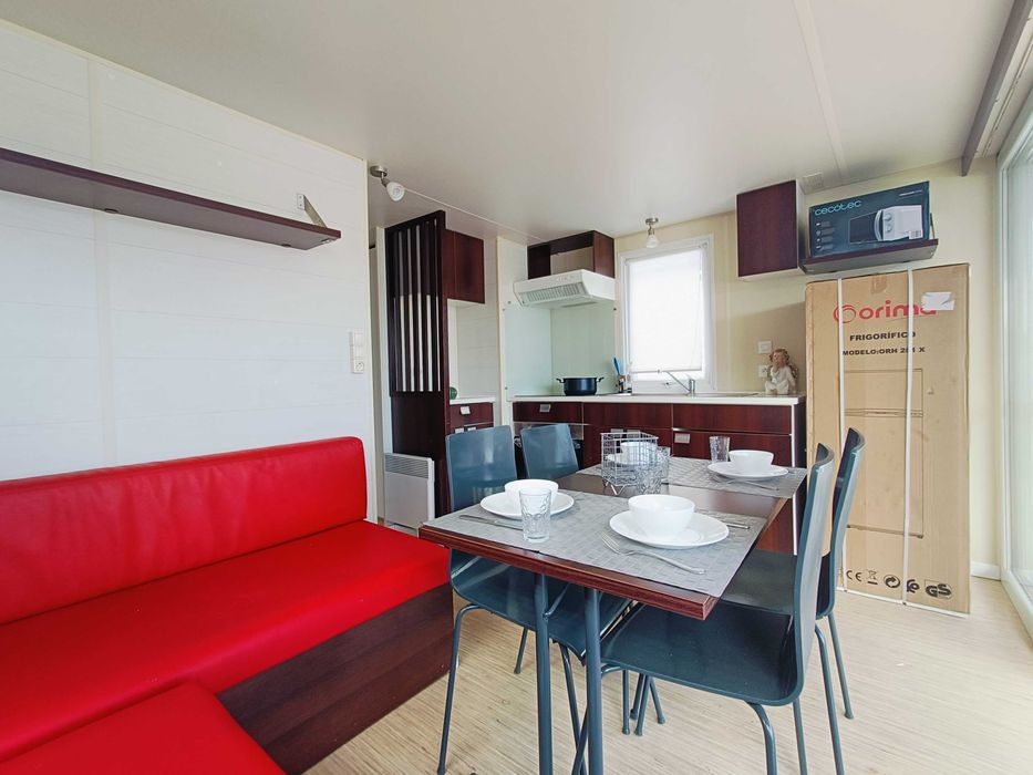 Mobil Home V2 com Alpendre em Madeira -   entrega incluído! EQUIPADA