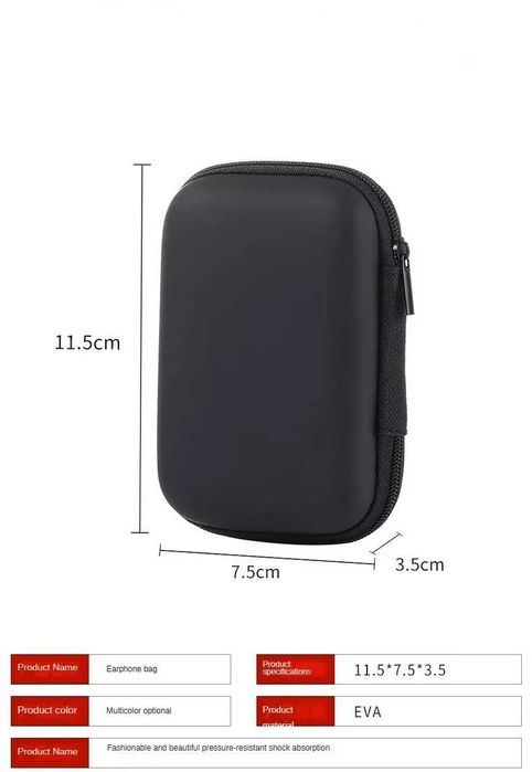 Kompaktowa Szybka Ładowarka GaN 65W USB-A/USB-C z Etui