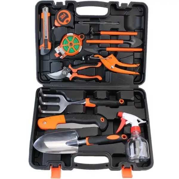 Набор садовых инструментов в кейсе 14в1 Универсальный садовый набор