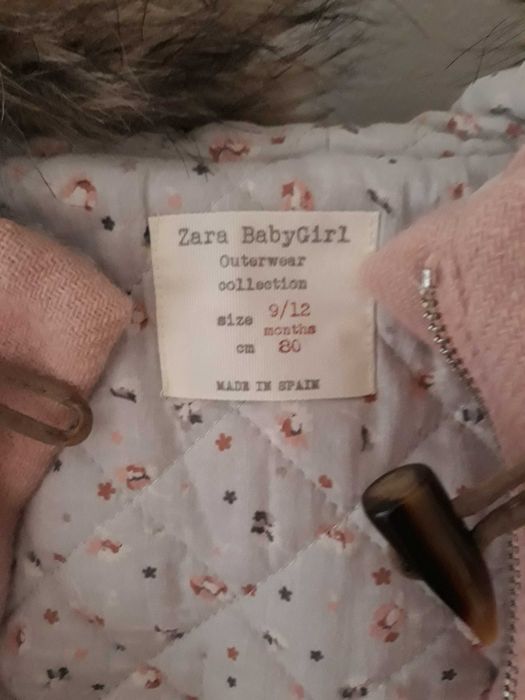 Canadiana rosa zara 9/12 meses