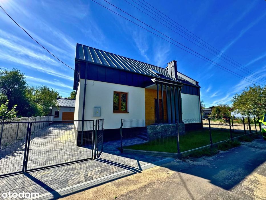 Nowoczesny dom z garażem w Białogonie 149 m2