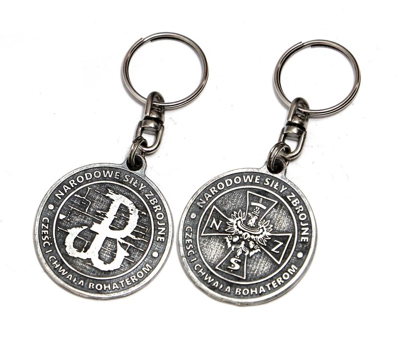 Poland Fighting brelok posrebrzany Art-Dog