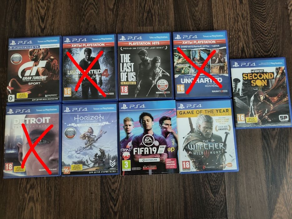 Продам диски для Sony Playstation 4