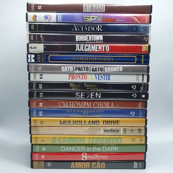 Lote 9/3 - Pack de 18 Filmes em DVD - Ref.VI