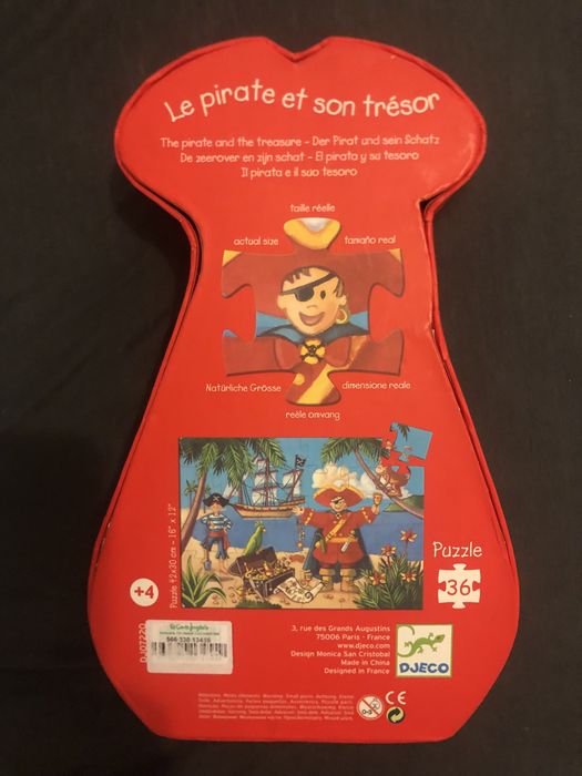 Puzzle Djeco +4 anos