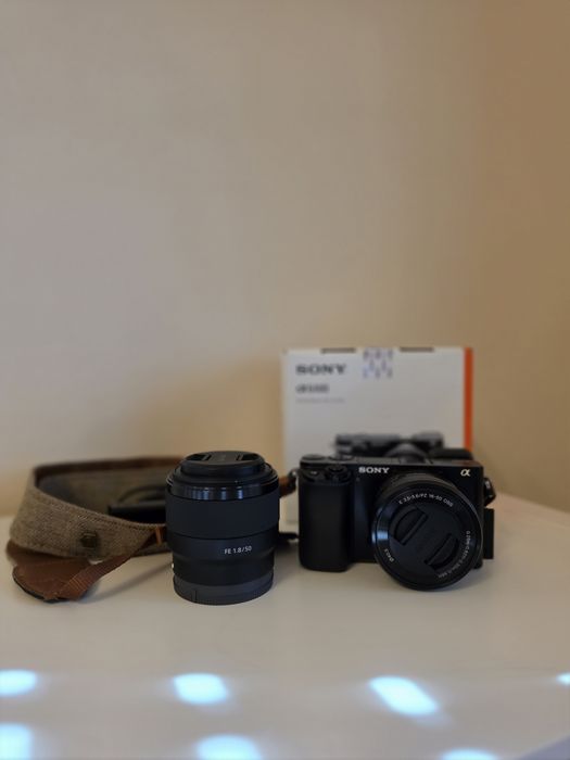 Sony a6100 + Kit Lens + 1.8/50mm c/ Extensão Garantia e Seguro