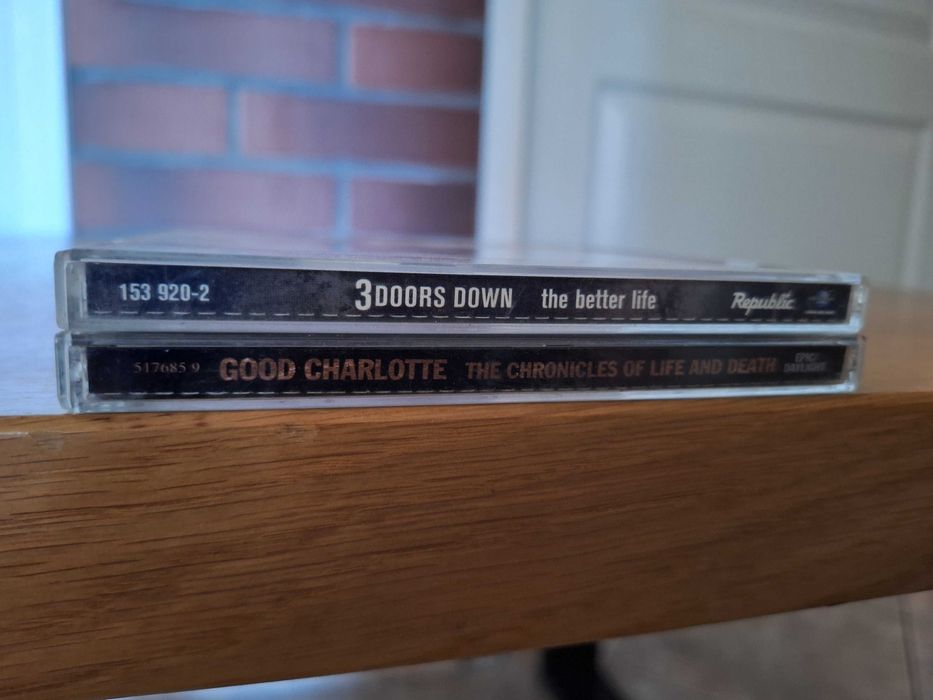 2 płyty cd 3 Doors Down i Good Charlotte
