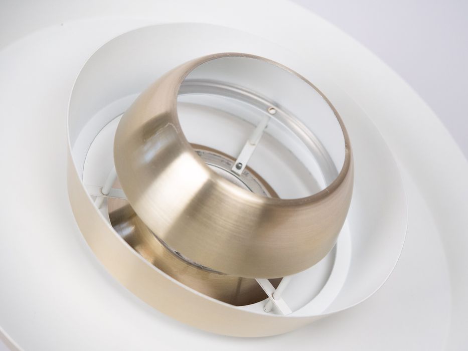 Duńska vintage lampa Superlight proj. David Mogensen, lata 70-te