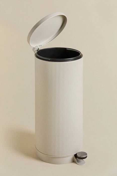 Cubo de lixo com tampa e pedal Sklum Midler 30L