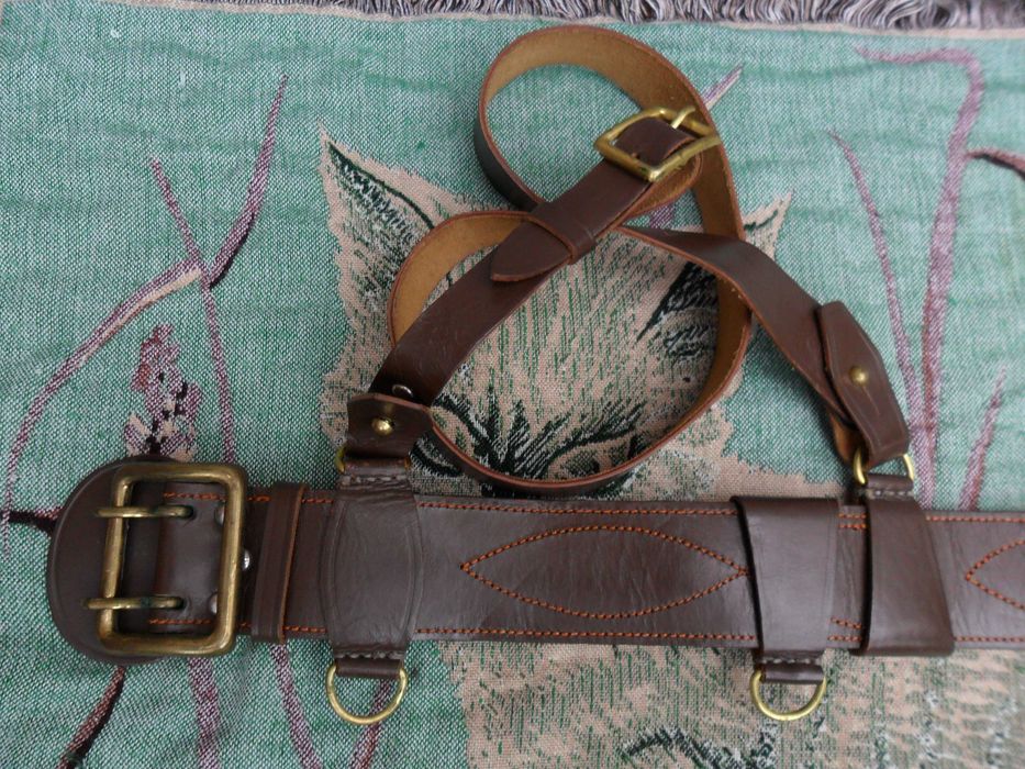Ремень офицерский-портупея  номер-2  Новый-тех времен 1978-г