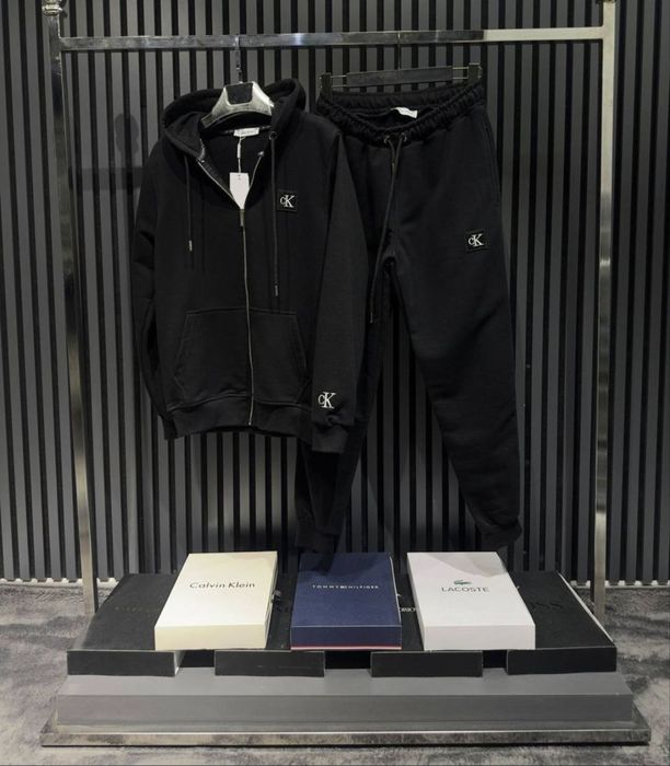 Спортивний костюм Calvin Klein чорний спортивний костюм келвін кляйн