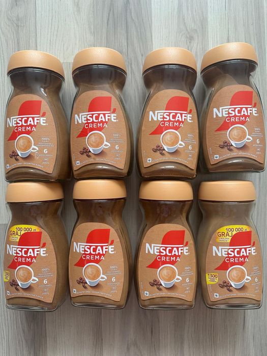 Nescafe Crema kawa rozpuszczalna 200 g 8 sztuk
