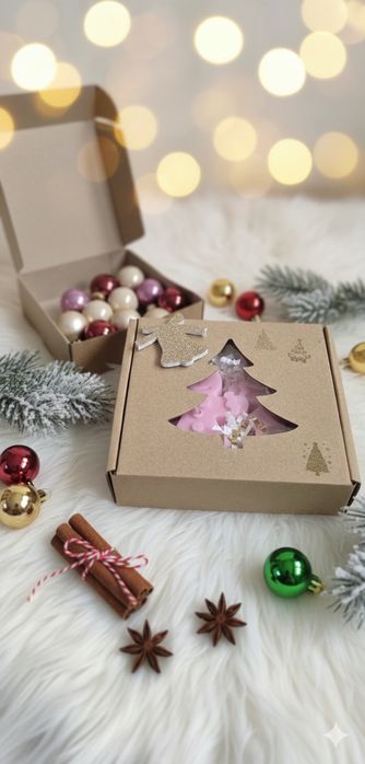 Zestaw świąteczny-świeczki sojowe