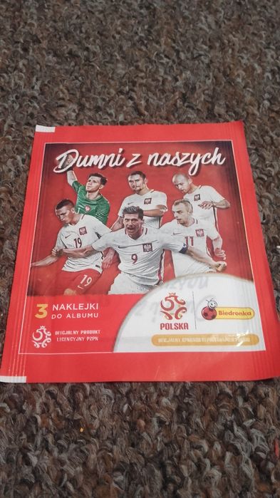 Naklejki kolekcjonerskie Dumni z naszych zestaw reprezentacja Polski