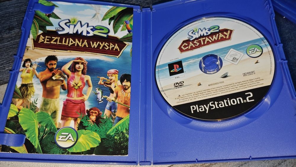 Gra Sims bezludna wyspa wydanie premierowe  pl Sony PlayStation 2