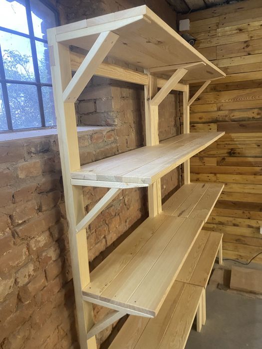 Regał do spiżarni sklepowy ekspozytor 100x40x200