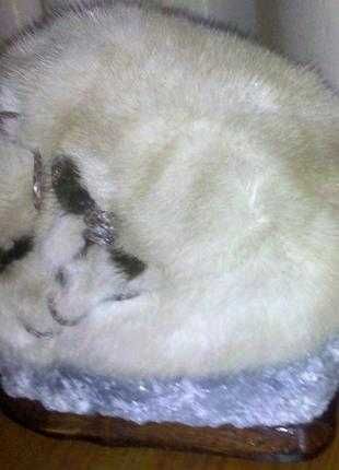 Saga mink шапка натур норка р универсал