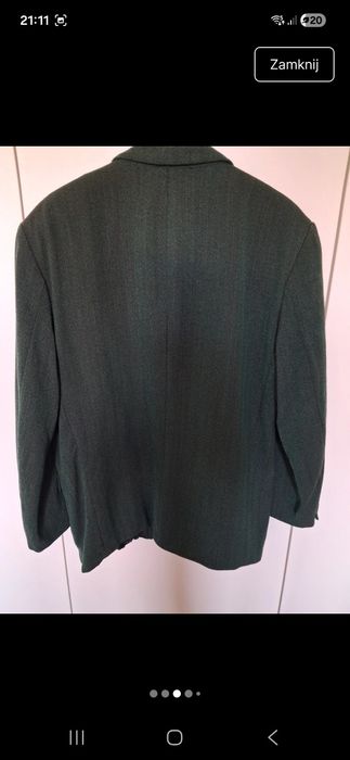 Wełniana marynarka męska feudal