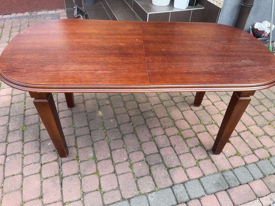 Stol owalny rozkladany 160x80