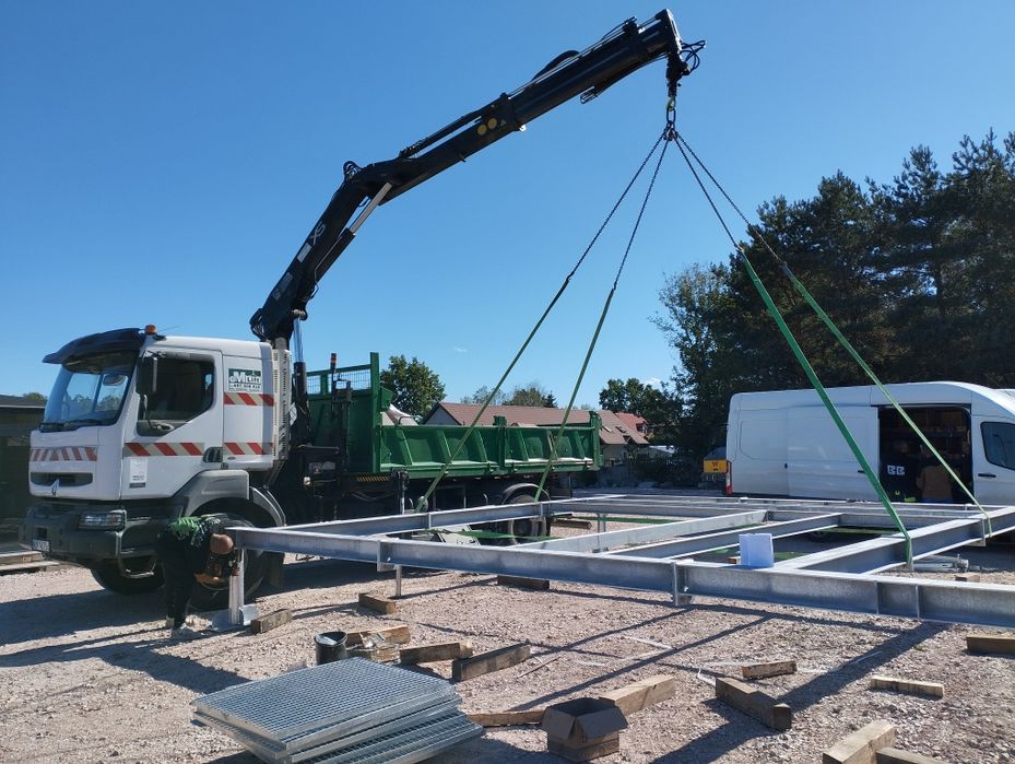 HDS wywrotka transport wywóz żuraw dźwig