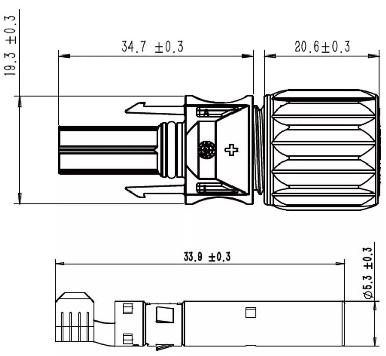 Вилка и розетка AMPHENOL® (аналогично Devalan)