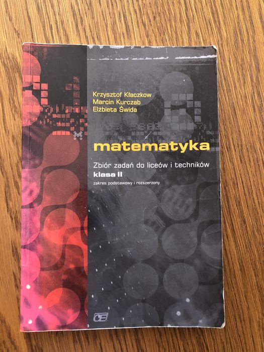 Matematyka Zbiór zadań do liceów i techników klasa II