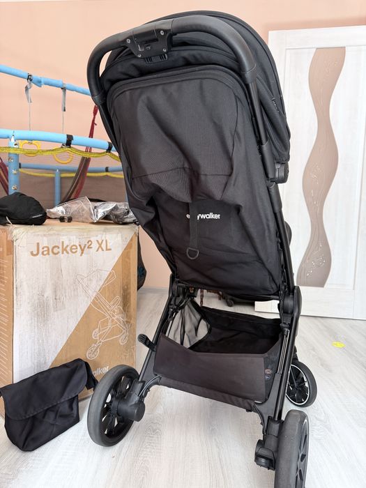 Easywalker jackey 2 xl прогулянкова каляска , візочок чорний