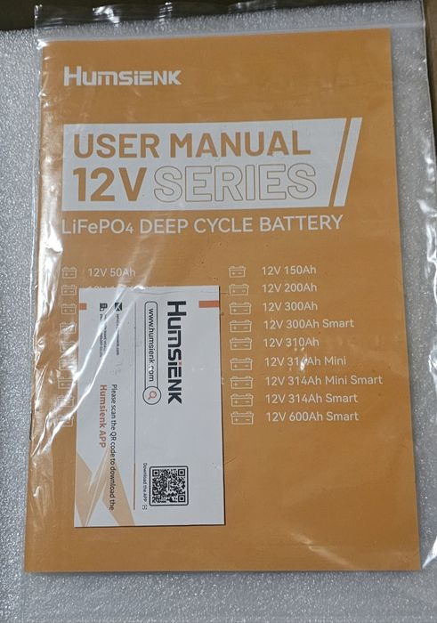 Акумулятор lifepo4 12V 100Ah Humsienk  1280Wh