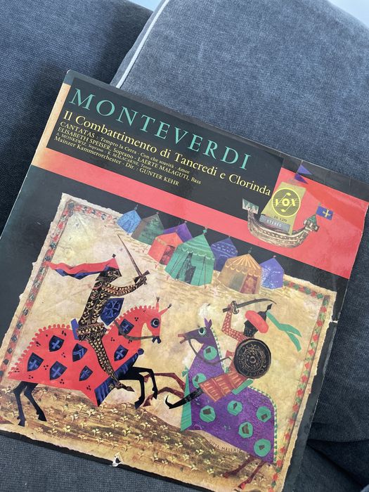 płyta winylowa Monteverdi II Combattimento di Tancredi e Clorinda
