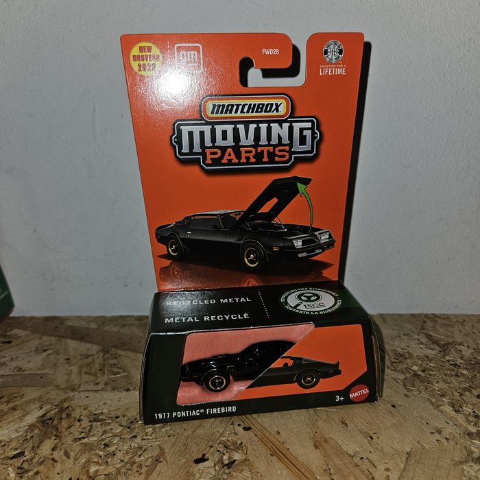 Matchbox moving parts