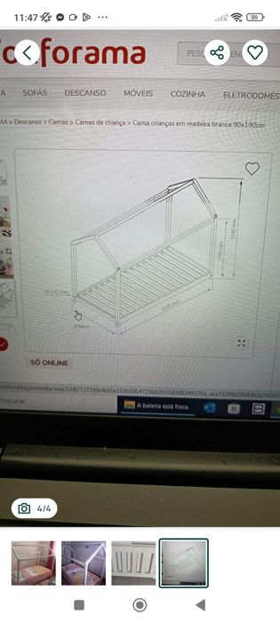 Cama Montessori Conforama