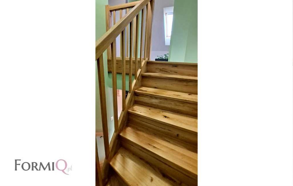 Stopnie dąb europejski rustic lite 900x300x30