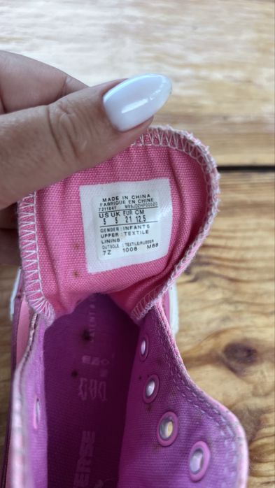 Фирменные кеды Converse 21 размер