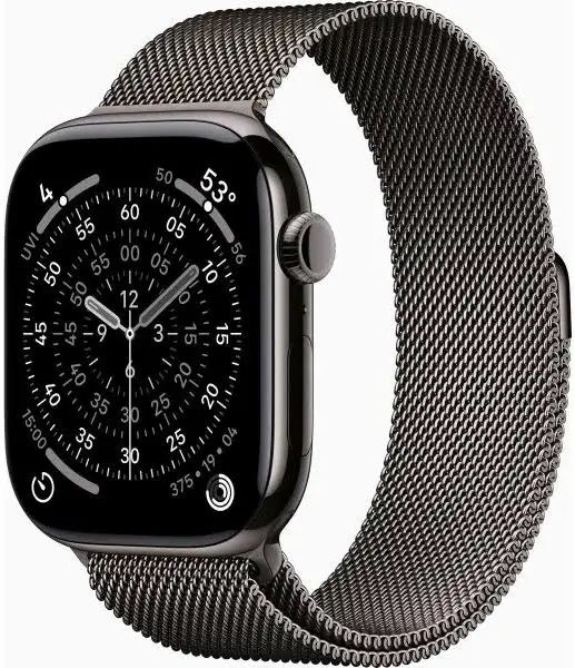 Apple Watch Series 11 GPS+Cell 46 Slate Titanium/ Slate Milanese Loop