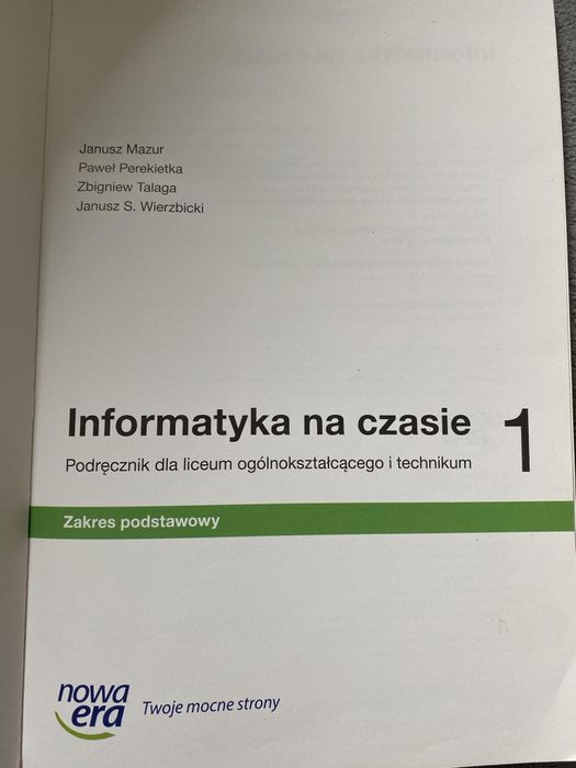 Podrecznik do informatyki ,,informatyka na czasie"' 1