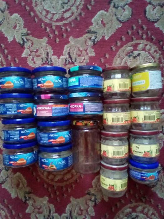 Баночки стеклянные