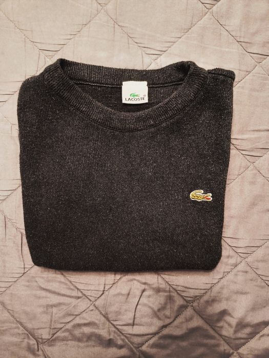 Lacoste Sweter czarny M/S